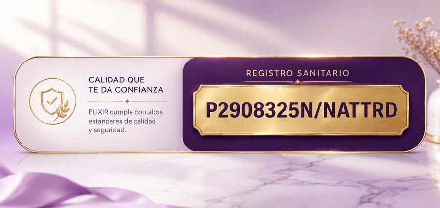 Registro Sanitario DIGEMID P2908325N/NATTRD — ELIXIR calidad que te da confianza